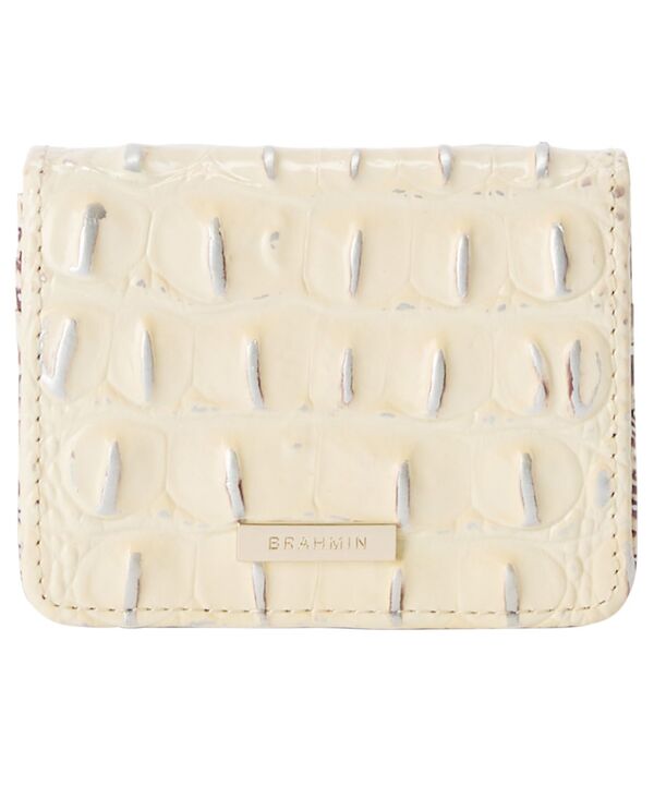 ブランミン レディース アクセサリー 財布 ミニ レザー Brahmin Clementine Mini Leather Wallet Ginger Melbourne Ombre｜ReVida 店