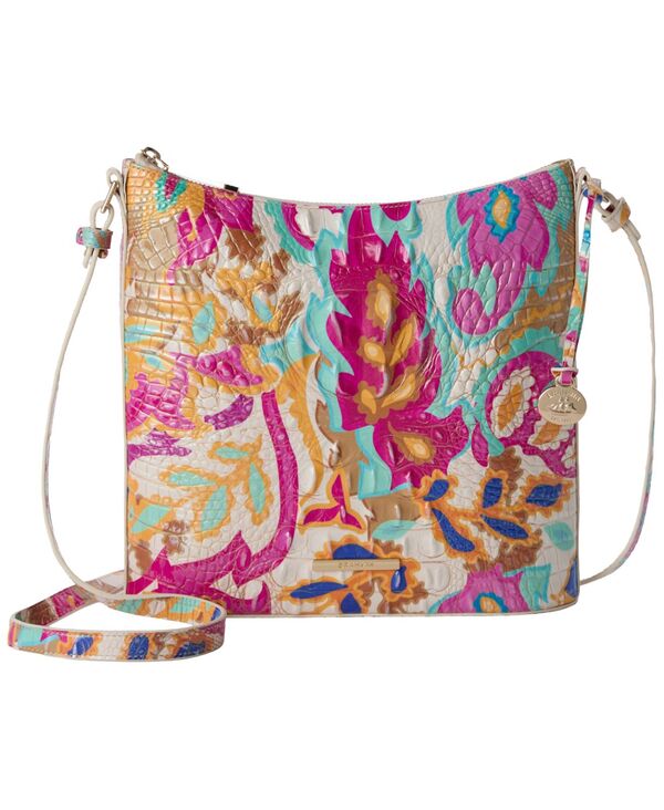 ブランミン レディース バッグ レザー Brahmin Katie Melbourne Smalleather Crossbody Handbag Wanderlight|ReVida 店