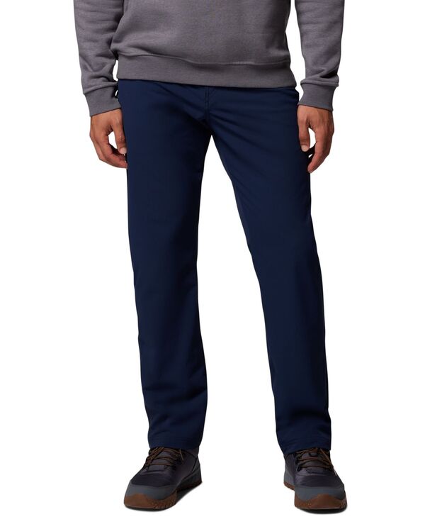 コロンビア メンズ ボトムス カジュアルパンツ Columbia Men's ROC Tech Five Pocket Regular-Fit Pants Collegiate Navy ネイビー|ReVida 店