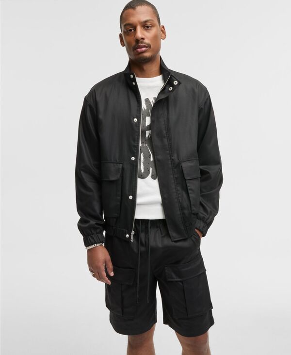 モードオブワン メンズ アウター ジャケット・ブルゾン Mode of One Men's Multi Pocket Jacket Deep Black ブラック｜ReVida 店