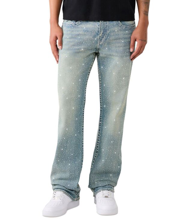 トゥルーレリジョン メンズ シューズ ブーツ・レインブーツカット ジーンズ True Religion Men'slim-Fit Bootcut Jeans Golden Surf Light Wash|ReVida 店