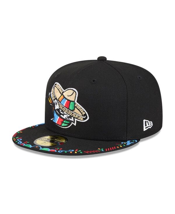 ニューエラ メンズ アクセサリー 帽子 New Era Men's Black Quad Cities River Bandits 2026 Copa De La Diversion 59FIFTY Fitted Hat Black ブラック|ReVida 店