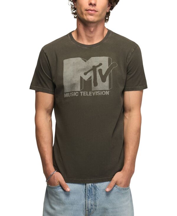 ラッキーブランド メンズ トップス Tシャツ グラフィック Lucky Brand Men's MTV Headbangers Ball Graphic T-Shirt Beluga｜ReVida 店 10,380円