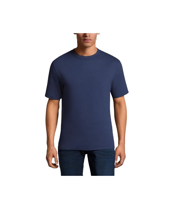 キングサイズ メンズ トップス Tシャツ クルーネック トール KingSize Big & Tall No Sweat Crewneck Tee Navy ネイビー|ReVida 店