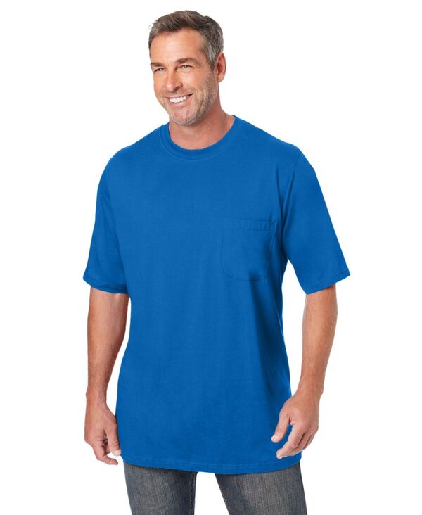 キングサイズ メンズ トップス Tシャツ トール KingSize Tall The Ultra-Light Comfort Pocketee Royal blue ブルー|ReVida 店