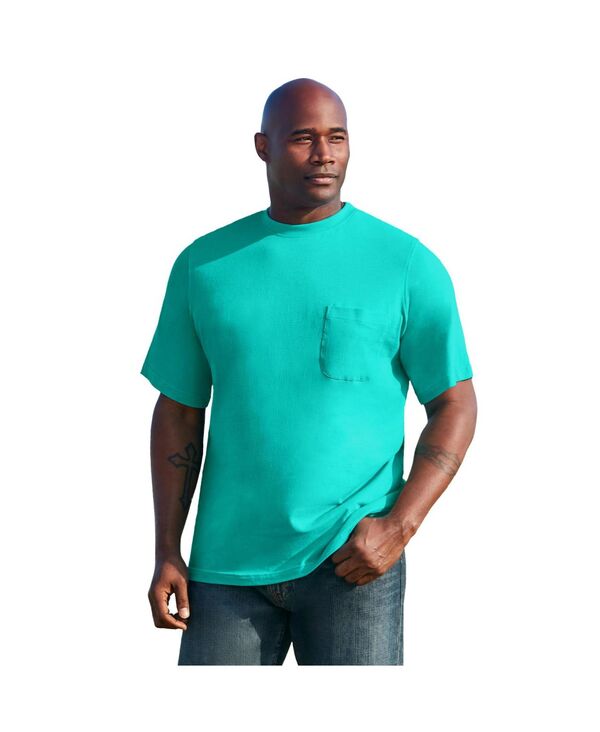 キングサイズ メンズ トップス Tシャツ トール KingSize Tall The Ultra-Light Comfort Pocketee Tidal green グリーン|ReVida 店