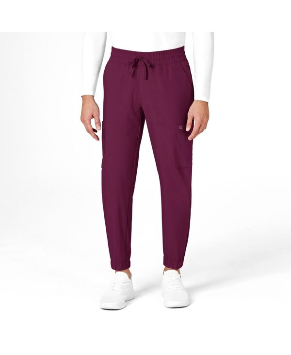 ウィンク メンズ ボトムス カジュアルパンツ トール Wink Big & Tall W123 Cargo Jogger Scrub Pant Wine ワイン|ReVida 店