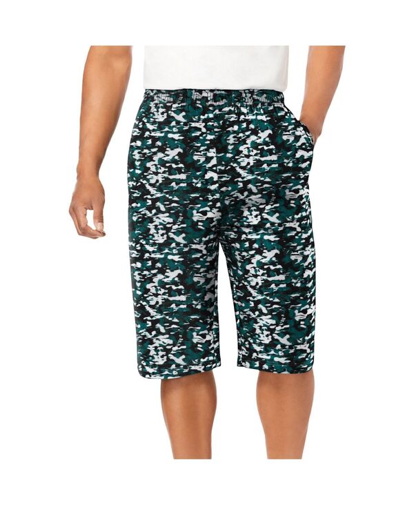 キングサイズ メンズ ボトムス ハーフパンツ・ショーツ トール ショートパンツ ジャージー KingSize Big & Tallightweight Longer Length Jersey Shorts 3-Pack Camo｜ReVida 店