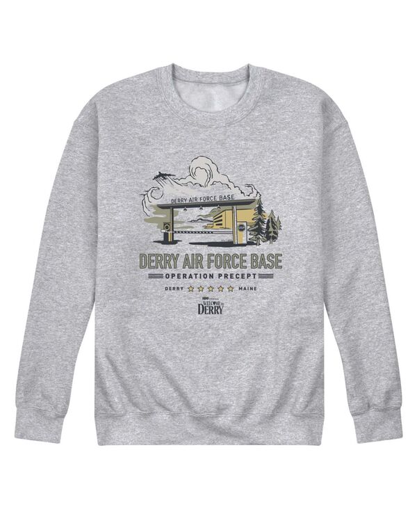 エアウェーブス メンズ アウター パーカー・スウェット シャツ グラフィック AIRWAVES Men's Welcome to Derry Air Force Graphic Sweatshirt Athletic Heather ヘザー|ReVida 店