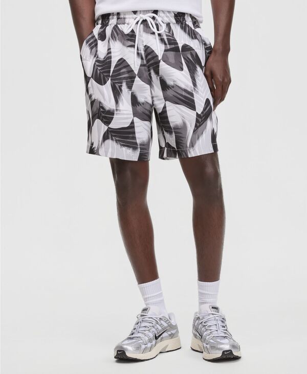 モードオブワン メンズ ボトムス ハーフパンツ・ショーツ ショートパンツ Mode of One Men's Groove Palm Drawstring 6.5" Shorts White ホワイト｜ReVida 店