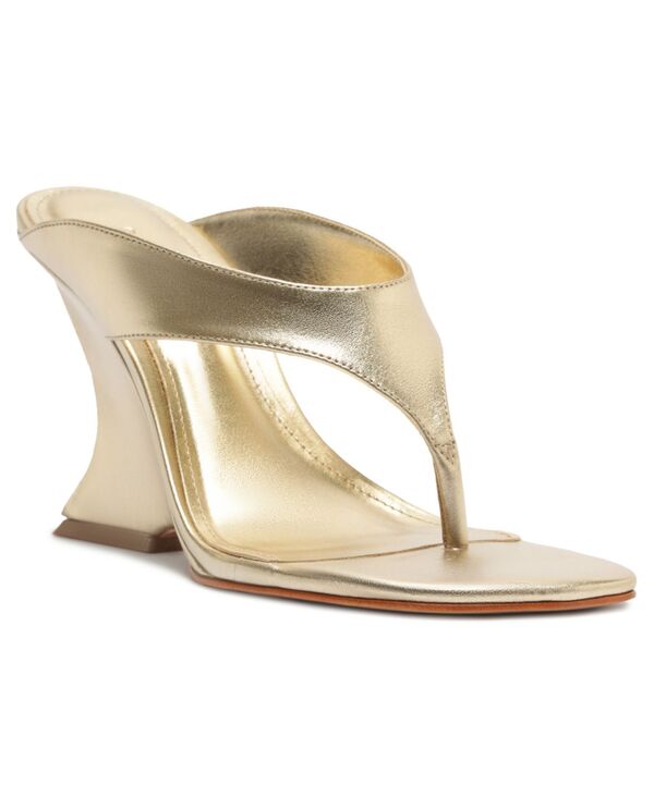 シュッツ レディース シューズ スリッポン・ローファー サンダル Schutz Women's Maya Slip-On Wedge Sandals Platina｜ReVida 店 29,980円