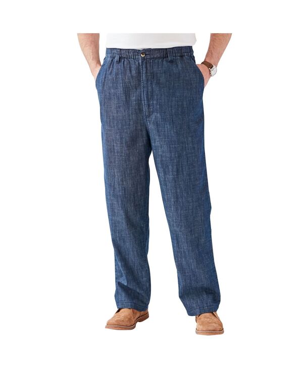 キングサイズ メンズ ボトムス カジュアルパンツ トール KingSize Big & Tall Knockarounds Full-Elastic Waist Pants Indigo インディゴ|ReVida 店