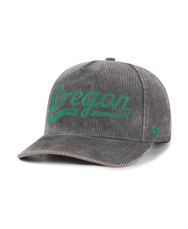47 ブランド メンズ アクセサリー 帽子 コーデュロイ '47 Brand Men's Gray Oregon Ducks Reclaim Snowash Corduroy Hitch Adjustable Hat Gray グレー|ReVida 店