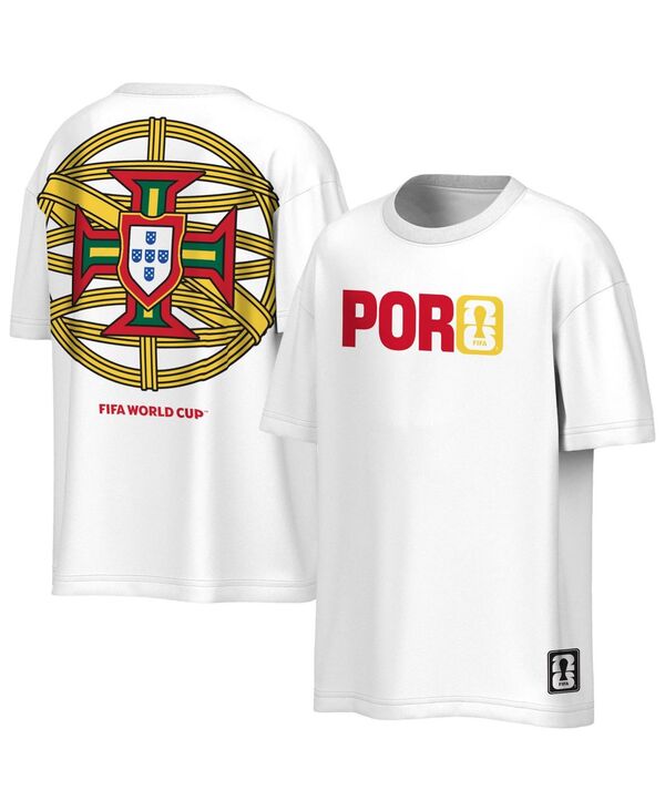 アウタースタッフ メンズ トップス Tシャツ Outerstuff Men\'s White Portugal National Team FIFA World Cup 2026 Livery Oversized 2-Hit-Shirt White ホワイト|ReVida 店