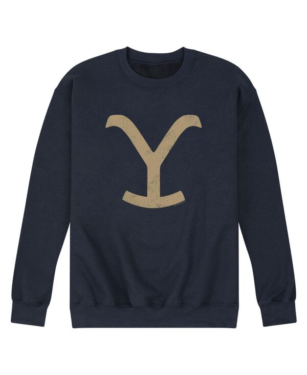 エアウェーブス メンズ アウター パーカー・スウェット シャツ ロゴ フリース AIRWAVES Men's Yellowstone Y Logo Fleece Sweatshirt Navy ネイビー｜ReVida 店