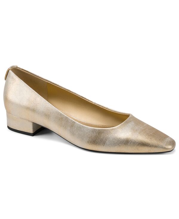 ダナ キャラン ニューヨーク レディース シューズ パンプス Donna Karanew York Women'savita II Snip Toe Flats Ivory/Gold アイボリー｜ReVida 店