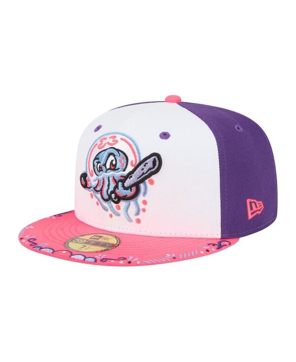 ニューエラ メンズ アクセサリー 帽子 ジャージー New Era Men's White/Pink Jersey Shore BlueClaws 2026 Copa De La Diversion 59FIFTY Fitted Hat White Pink ホワイト｜ReVida 店 13,845円