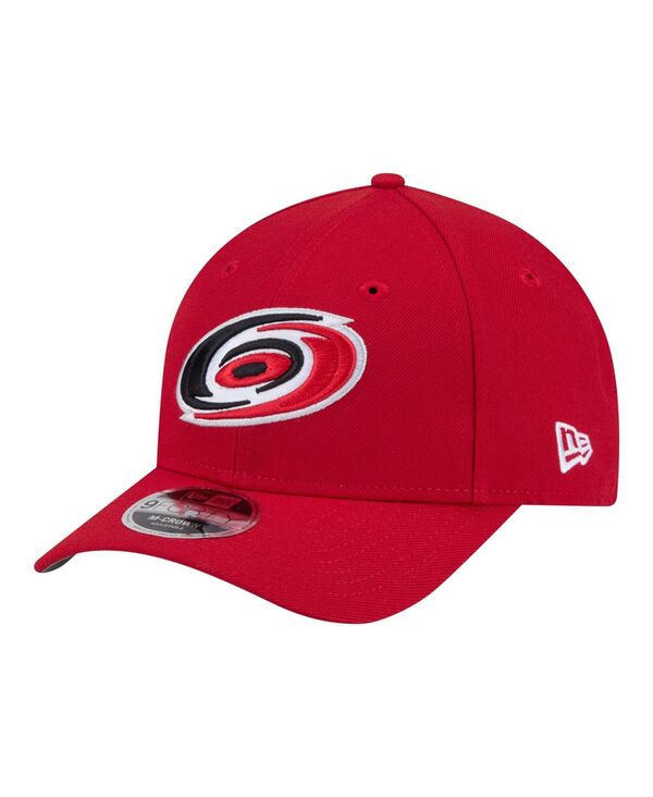 ニューエラ メンズ アクセサリー 帽子 New Era Men's Red Carolina Hurricanes 9FORTY M-Crown Adjustable Hat Red レッド｜ReVida 店