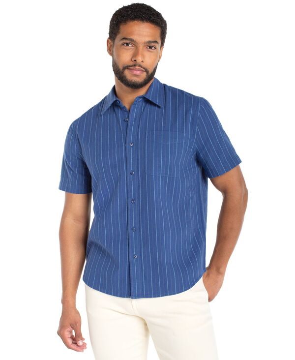 リヴァプール ロサンゼルス メンズ トップス シャツ 半袖 Liverpoolos Angeles Men'short-Sleeve Shirt Blue Multi ブルー｜ReVida 店