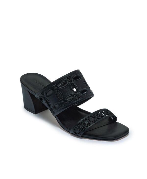 ベルナード レディース シューズ サンダル ヒール Bernardo Footwear Women's Gemma Mid Heel Sandal Black ブラック|ReVida 店