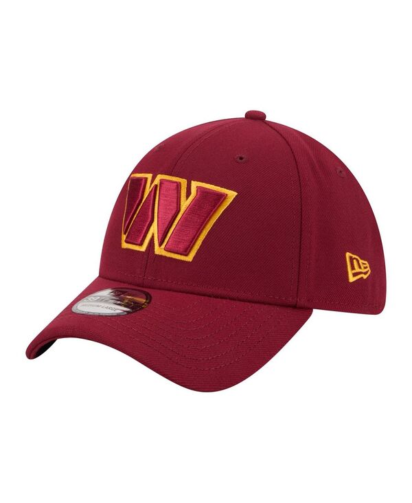 ニューエラ メンズ アクセサリー 帽子 New Era Men's Burgundy Washington Commanders 39THIRTY Flex Hat Burgundy バーガンディ|ReVida 店