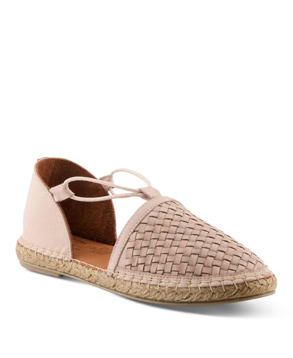 スプリングステップ レディース シューズ パンプス レザー Spring Step Women's Clovaespadrilles with Woven Leather Upper Blush ブラッシュ｜ReVida 店