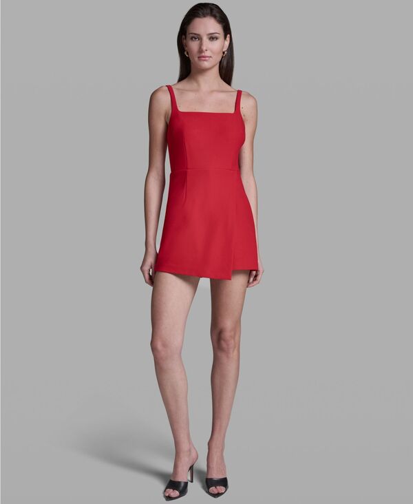 ビーシビージー レディース トップス ワンピース ロンパース ミニ ノースリーブ BCBG Women'sleeveless Mini Romper Dress Rouge Amour｜ReVida 店 19,511円