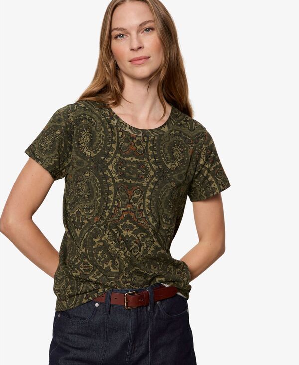 サンクチュアリー レディース トップス Tシャツ Sanctuary Women's Perfect Pull-On T-Shirt Midnight Moss|ReVida 店