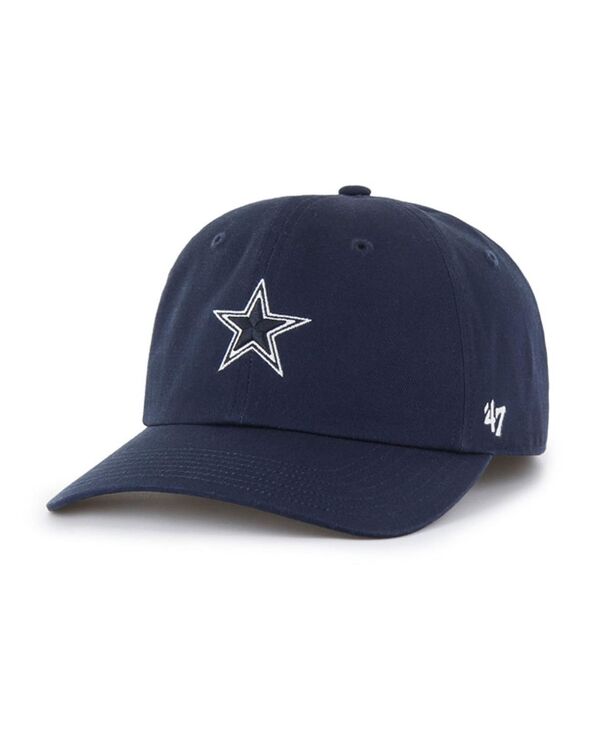 47 ブランド メンズ アクセサリー 帽子 '47 Brand Men's Navy Dallas Cowboys Foundational Franchise Fitted Hat Navy ネイビー｜ReVida 店