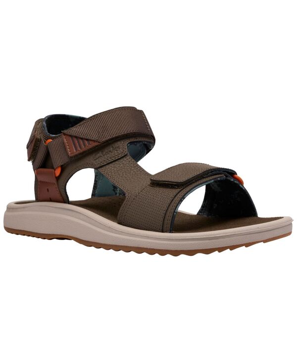 クラークス メンズ シューズ スニーカー サンダル Clarks Men's Cloudsteppers Breeze Trail Sandals Olive オリーブ|ReVida 店