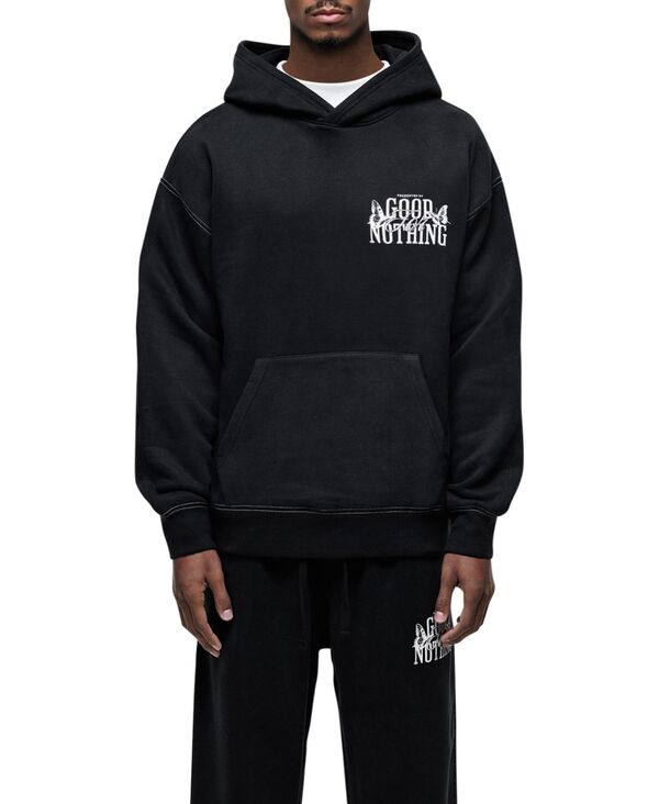 グッドフォーナッシング メンズ アウター パーカー・スウェット Good For Nothing Men's Dakota Relaxed Hoodie Black ブラック｜ReVida 店 14,336円
