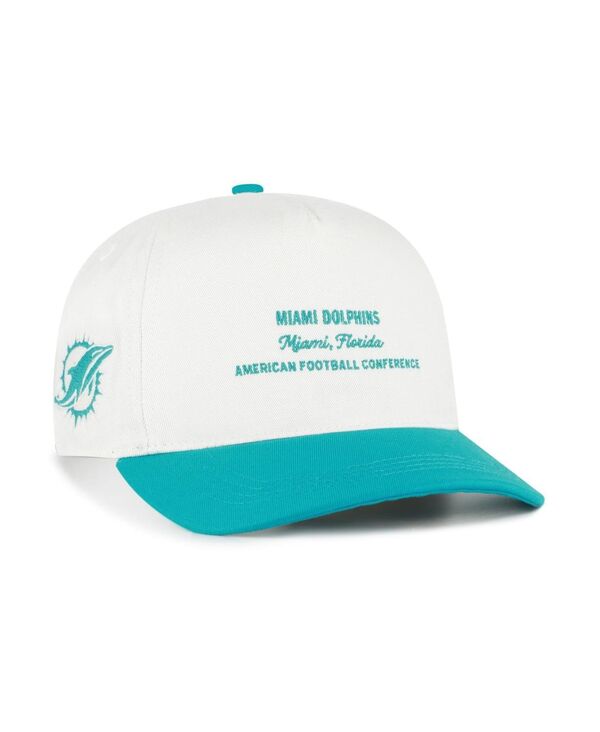 47 ブランド メンズ アクセサリー 帽子 '47 Brand Men's White Miami Dolphins Contemporary Two-Tone Hitch Adjustable Hat White ホワイト|ReVida 店