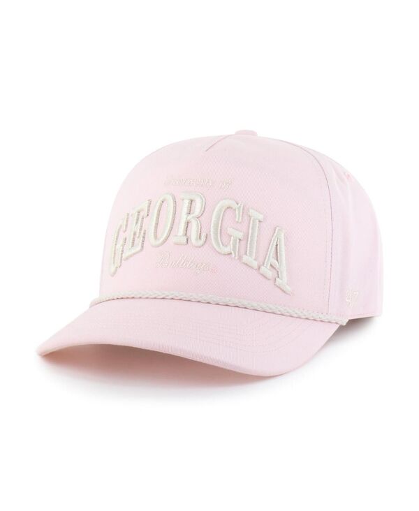 47 ブランド メンズ アクセサリー 帽子 '47 Brand Men's Pink Georgia Bulldogs Gelato Hitch Adjustable Hat Pink ピンク｜ReVida 店