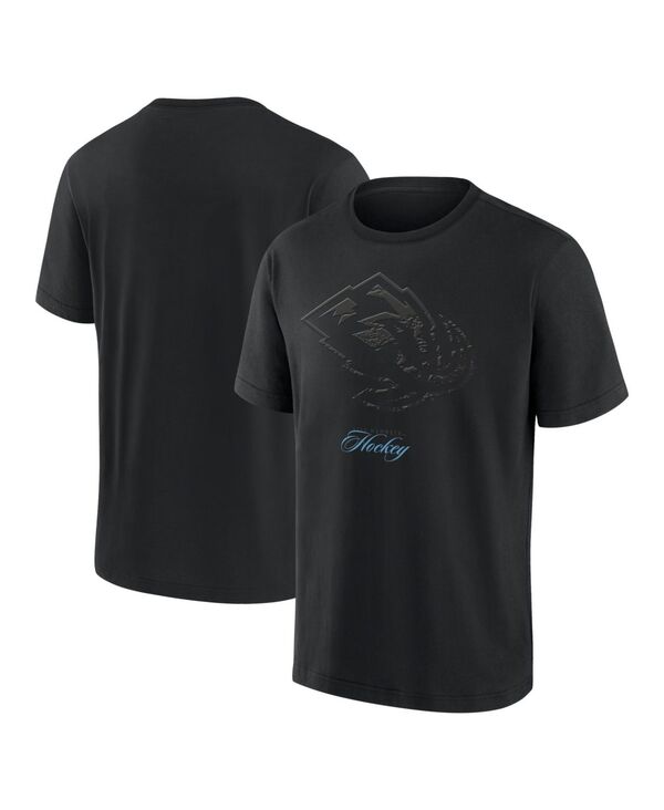 ファナティクス メンズ トップス Tシャツ Fanatics Men\'s Utah Mammoth Blackout Heavyweight-Shirt Black ブラック|ReVida 店