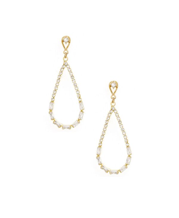 エティカ レディース アクセサリー ピアス・イヤリング ETTIKA Crystal Teardrop Earrings Gold Plated ゴールド｜ReVida 店