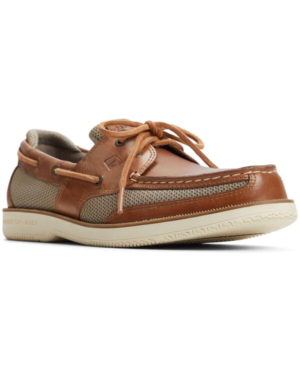 スペリー メンズ シューズ スニーカー Sperry Men'surveyor 2-Eye Boat Shoe Medium beige ベージュ｜ReVida 店