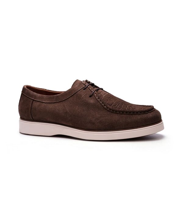 カルロスサンタナ メンズ シューズ スニーカー Carlos by Carlosantana Men's Morrison Moc Shoe Dark brown suede ブラウン|ReVida 店