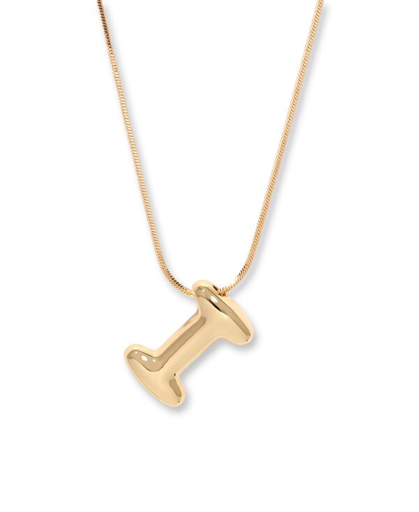 ブルックアンドヨーク レディース アクセサリー ネックレス・チョーカー・ペンダントトップ レース brook & york Gold Plated Pippa Bubble Initial Short Pendant Necklace Gold-I ゴールド|ReVida 店