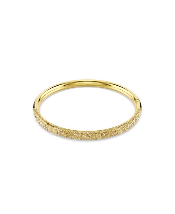 スワロフスキー レディース アクセサリー ブレスレット・バングル・アンクレット Swarovski Swaroski Sublima Gold-Tone Plated Bangle Yellow イエロー｜ReVida 店