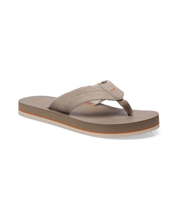 サヌーク メンズ シューズ スニーカー サンダル Sanuk Men's Beer Cozy IV Sandals New brindle｜ReVida 店