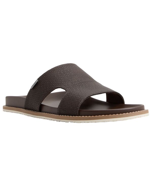 アルド メンズ シューズ スニーカー サンダル ALDO Men's Becket Round-Toe Sandals Dark Brown ブラウン｜ReVida 店