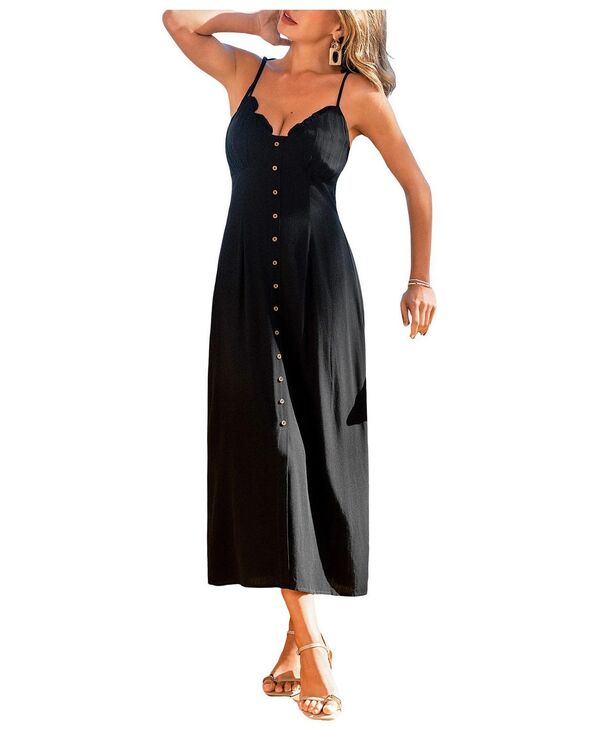 カップシー レディース トップス ワンピース ミディ Cupshe Women's Big Night Out Midi Beach Dress Black ブラック|ReVida 店