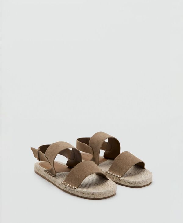 マンゴ メンズ シューズ スニーカー サンダル レザー MANGO Men's Leather Buckle Strapsandalsand サンド|ReVida 店