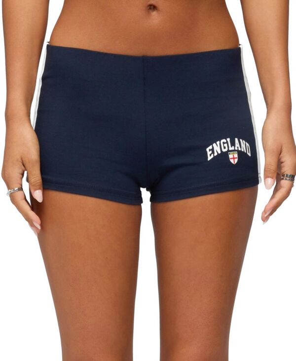 アディクテッド レディース ボトムス ハーフパンツ・ショーツ ショートパンツ Edikted Women's England Girl Micro Shorts Navy ネイビー｜ReVida 店 8,125円