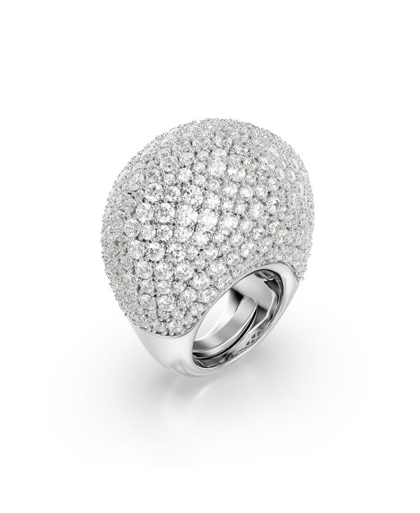スワロフスキー レディース アクセサリー リング Swarovski Sublima Cocktail White Rhodium Plated Ring Silver シルバー|ReVida 店