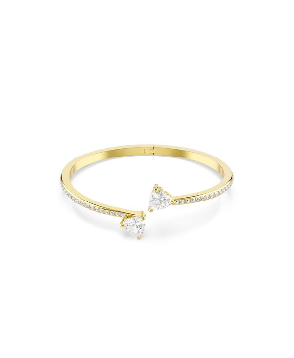 スワロフスキー レディース アクセサリー ブレスレット・バングル・アンクレット Swarovski Swaroski Mesmerattract Gold-Tone Plated Bangle Gold ゴールド｜ReVida 店