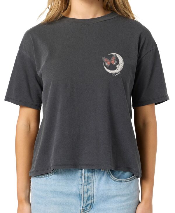 オニール レディース トップス シャツ グラフィック O'Neill Women's La Luna Graphic T-Shirt Washed Black ブラック｜ReVida 店