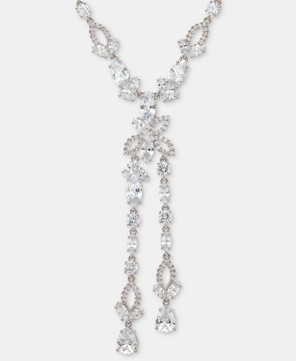 ジバンシー レディース アクセサリー ネックレス・チョーカー・ペンダントトップ レース Givenchy Cubic Zirconia Lariat Necklace White ホワイト｜ReVida 店