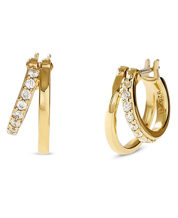 アナルイサ レディース アクセサリー ピアス・イヤリング ミニ Ana Luisa Toda Mini Gold-Platedouble Hoop Earrings Gold ゴールド｜ReVida 店
