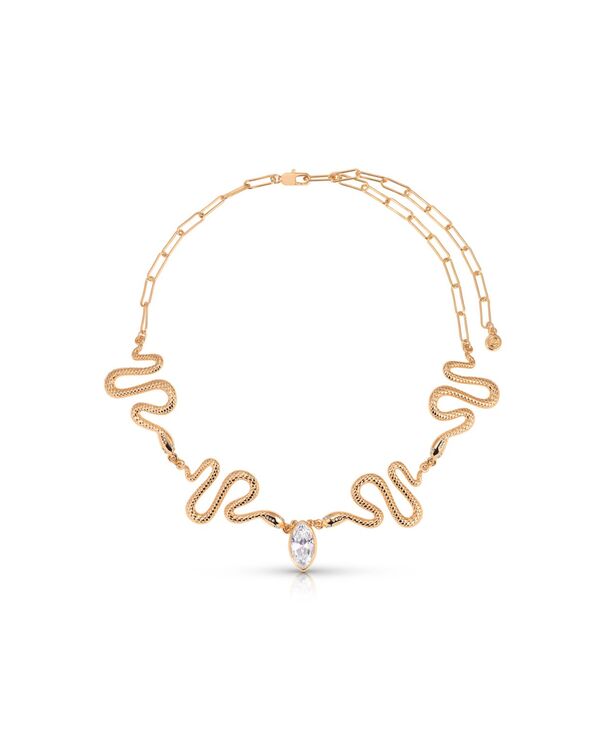 エティカ レディース アクセサリー ネックレス・チョーカー・ペンダントトップ レース ETTIKA Serpentina Choker Necklace Gold ゴールド|ReVida 店